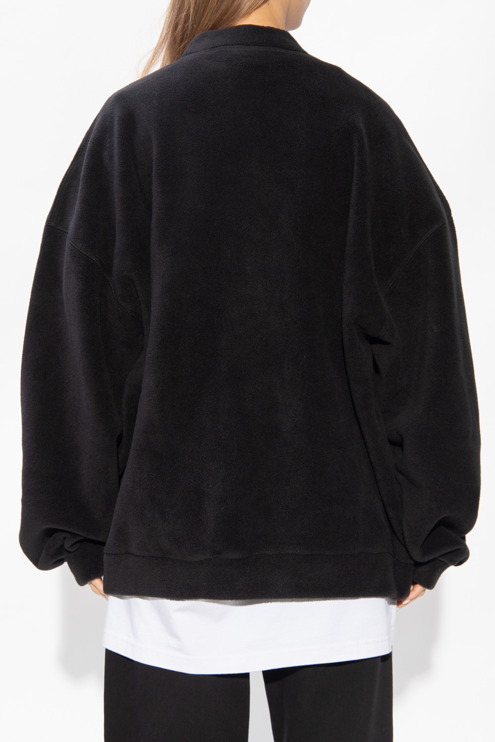 フリースジャケット FCMM Big Logo Boa Fleece Jumper Black FC735700BK FCMM(エフシーエムエム) フリースジャケット(メンズ) - 海外通販